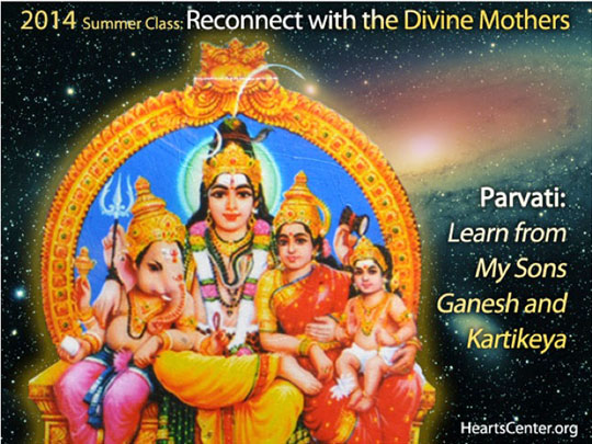 Parvati: Learn from My Sons Ganesh and Kartikeya