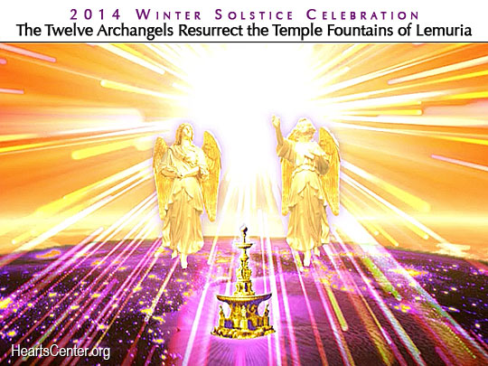 Archangel Uriel and Archeia Aurora  Initiate the Fountain of Light over Cracow 