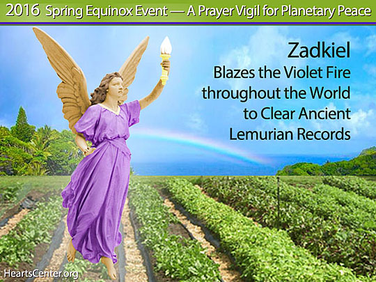 Zadkiel Blazes the Violet Fire throughout the World to Clear Ancient Lemurian Records (VIDEO)