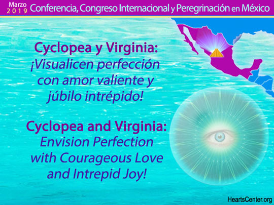 Cyclopea and Virginia: Envision Perfection with Courageous Love and Intrepid Joy! (VIDEO)