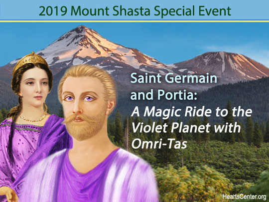 Saint Germain and Portia: A Magic Ride to the Violet Planet with Omri-Tas (VIDEO)