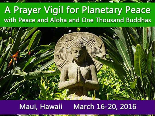 Maui Prayer Vigil March 2016