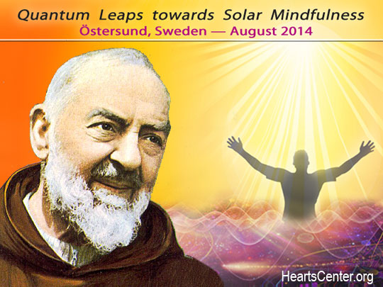 Crystal Ray Blessing by Padre Pio