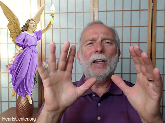 Archangel Zadkiel Blazes Forth Violet Joy Light around the World (VIDEO)