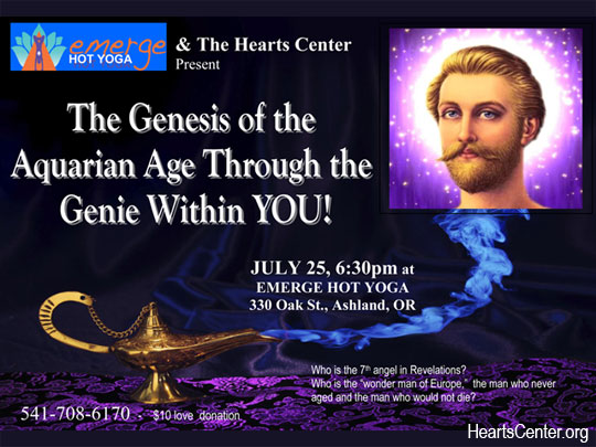 Saint Germain: The Genesis of the Aquarian Age through the Genie within You! (VIDEO)