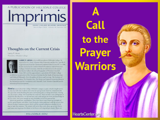 Larry P. Arnn's Thoughts (in Imprimus) on the Current Crisis and Saint Germain's Call to All Prayer Warriors (VIDEO)