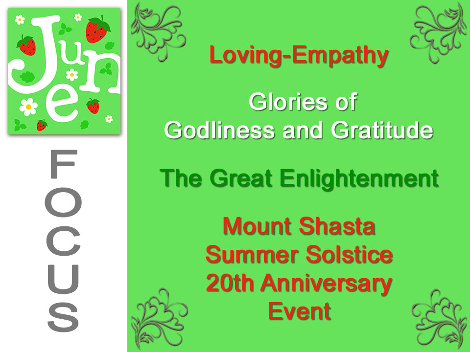 June - Summer Solstice Conference, Families and Youth, & International New Age Trade Show