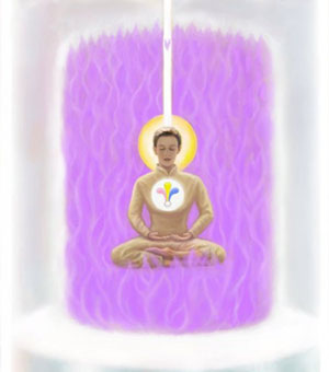 Threefold Flame in Buddha Self
